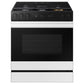 Samsung NSG6DB870012 Bespoke 6.0 Cu. Ft. Smart Slide-In Gas Range With Smart Oven Camera & Illuminated Precision Knobs In White Glass