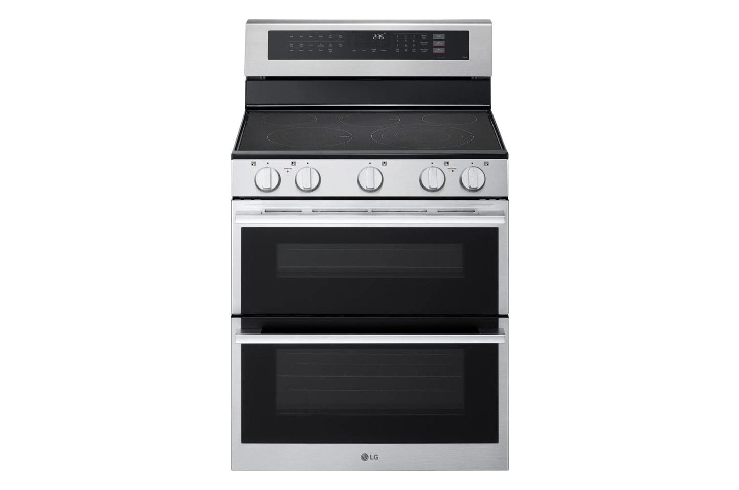 Lg LDEL7324YE 7.3 Cu. Ft. Smart Electric Double Oven Freestanding Range With Probake Convection®, Air Fry & Air Sous Vide