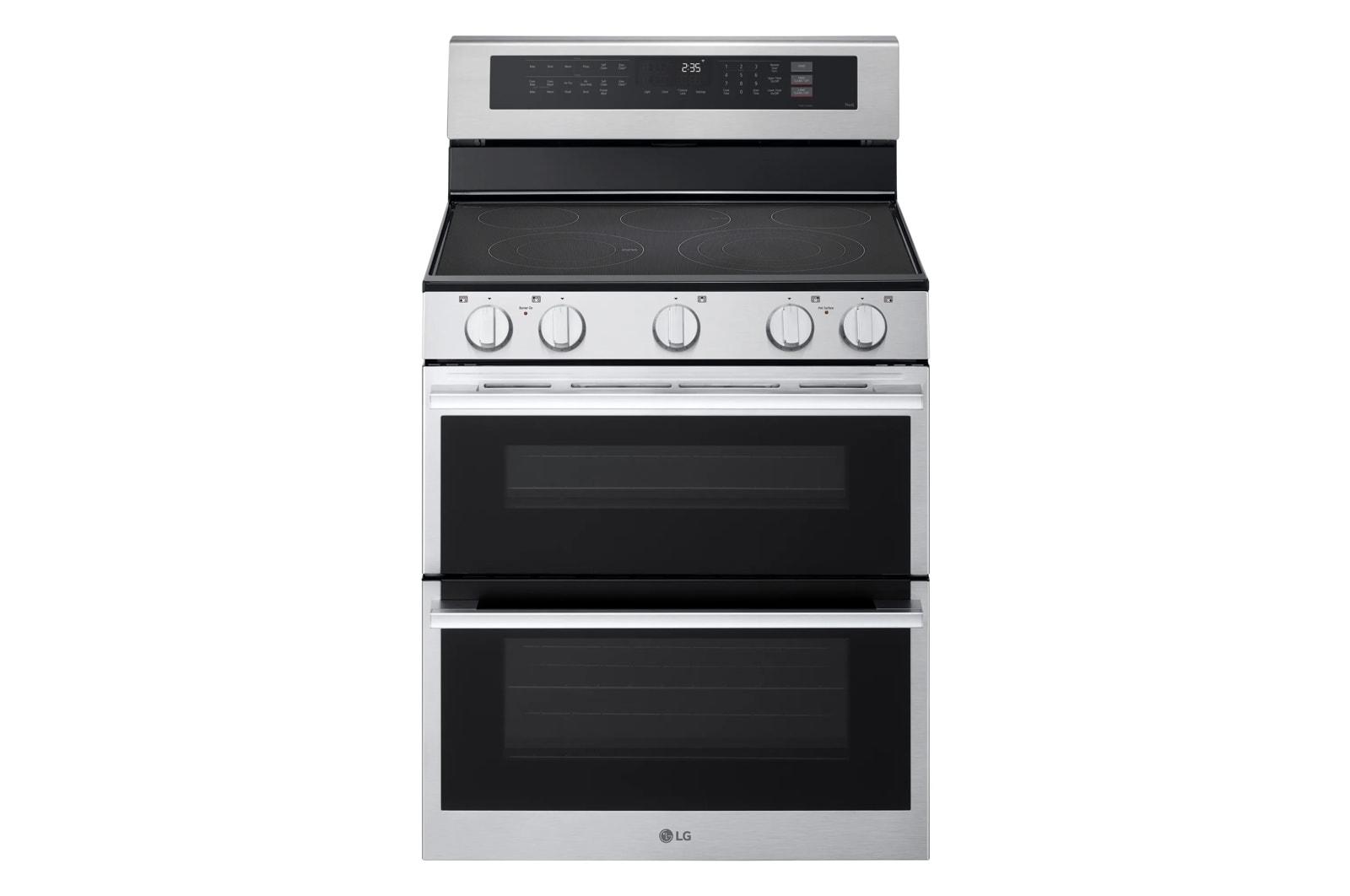Lg LDEL7324YE 7.3 Cu. Ft. Smart Electric Double Oven Freestanding Range With Probake Convection®, Air Fry & Air Sous Vide