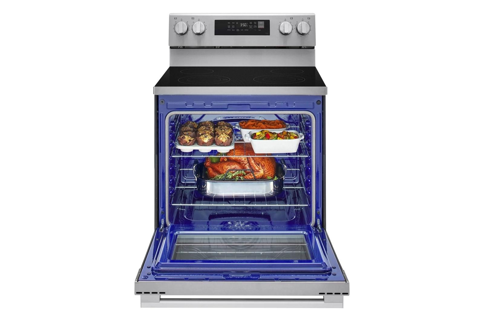 Lg LREN6321YE 6.3 Cu. Ft. Smart Wi-Fi Enabled Electric Range With Air Fry & Easyclean®