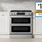 Samsung NSG90H60DRAA Bespoke Smart Slide-In Gas Range Flex Duo™ Oven Pro Style Design Dual True Convection