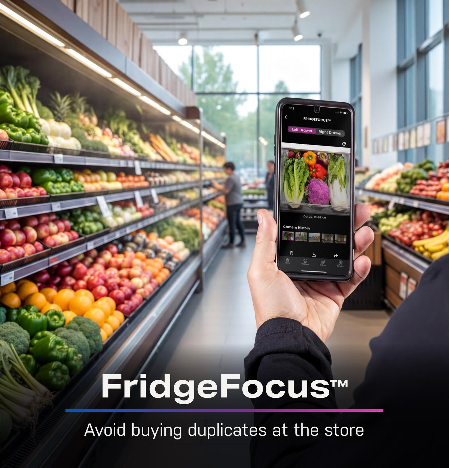 Ge Appliances PVD28HYYFS Ge Profile™ Energy Star® 27.9 Cu. Ft. Smart 4-Door French-Door Refrigerator With Kitchen Assistant™