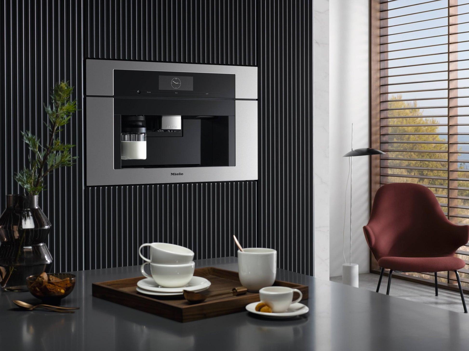 Miele CVA7775CTS Cva 7775 Clean Touch Steel - Built-In Coffee Machine With Directwater Perfectly Combinable Design With Coffeeselect + Autodescale For Highest Demands.