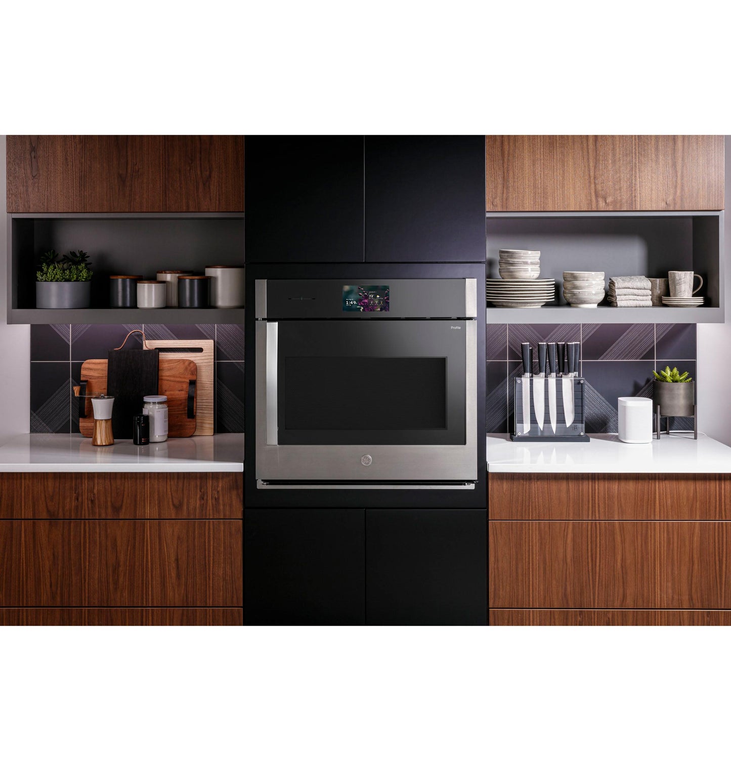Ge Appliances PTS700RSZSS Ge Profile™ 30" Smart Built-In Convection Single Wall Oven With Right-Hand Side-Swing Doors