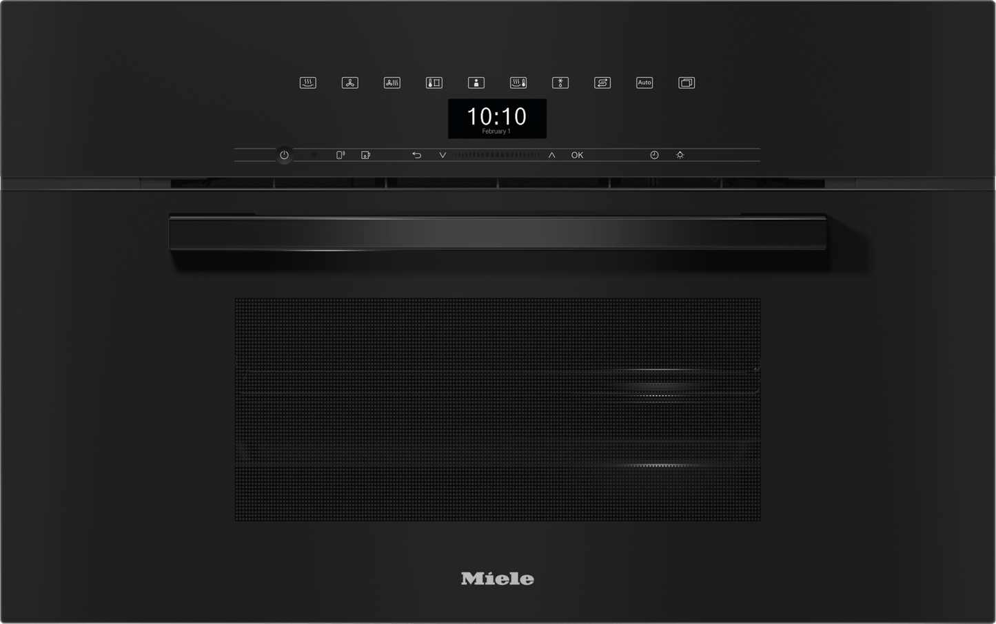 Miele DGC7470OB Dgc 7470 Obsidian Black - 30" Compact Combi-Steam Oven Xl For Steam Cooking, Baking, Roasting With Networking + Brilliantlight.