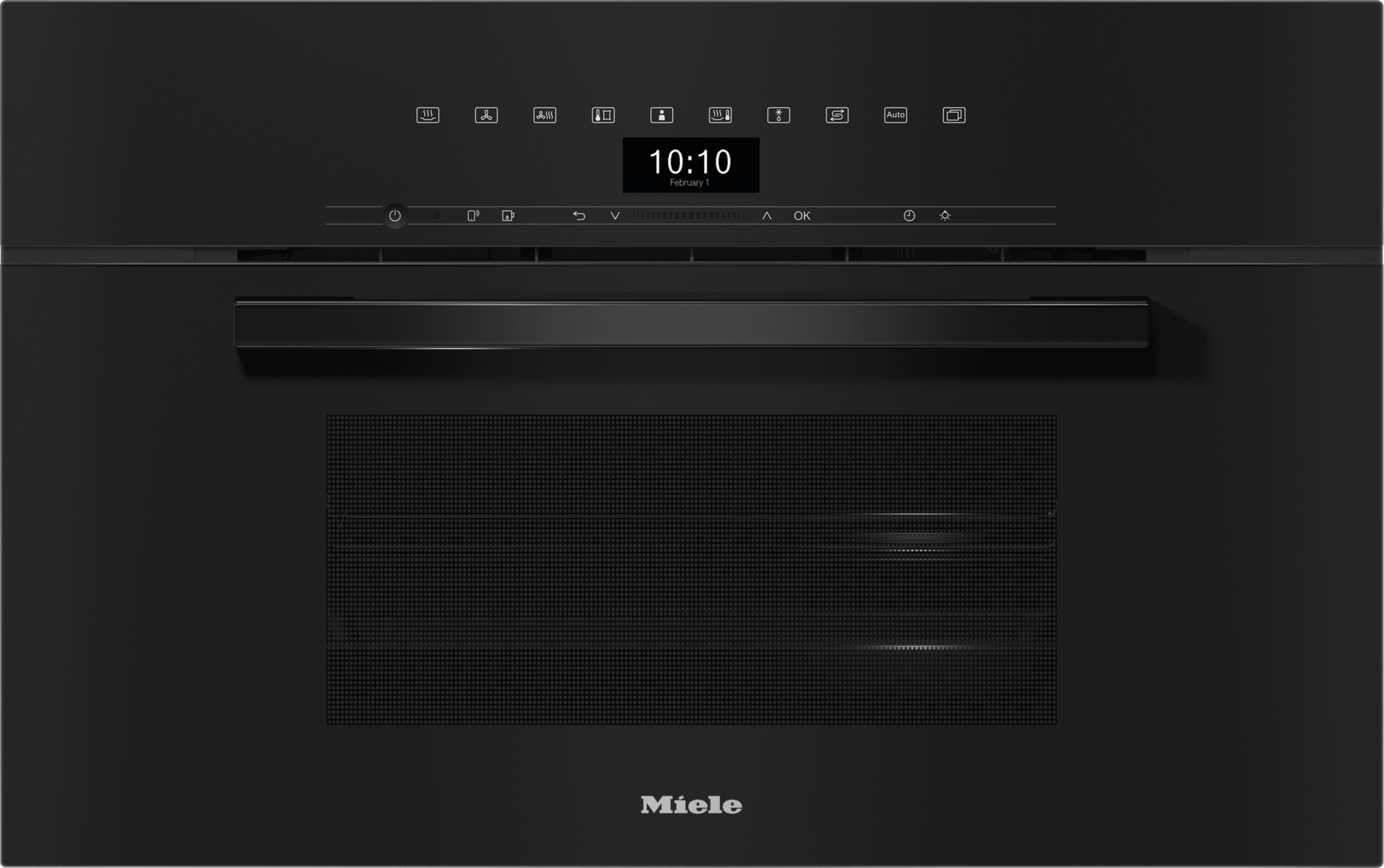 Miele DGC7470OB Dgc 7470 Obsidian Black - 30" Compact Combi-Steam Oven Xl For Steam Cooking, Baking, Roasting With Networking + Brilliantlight.