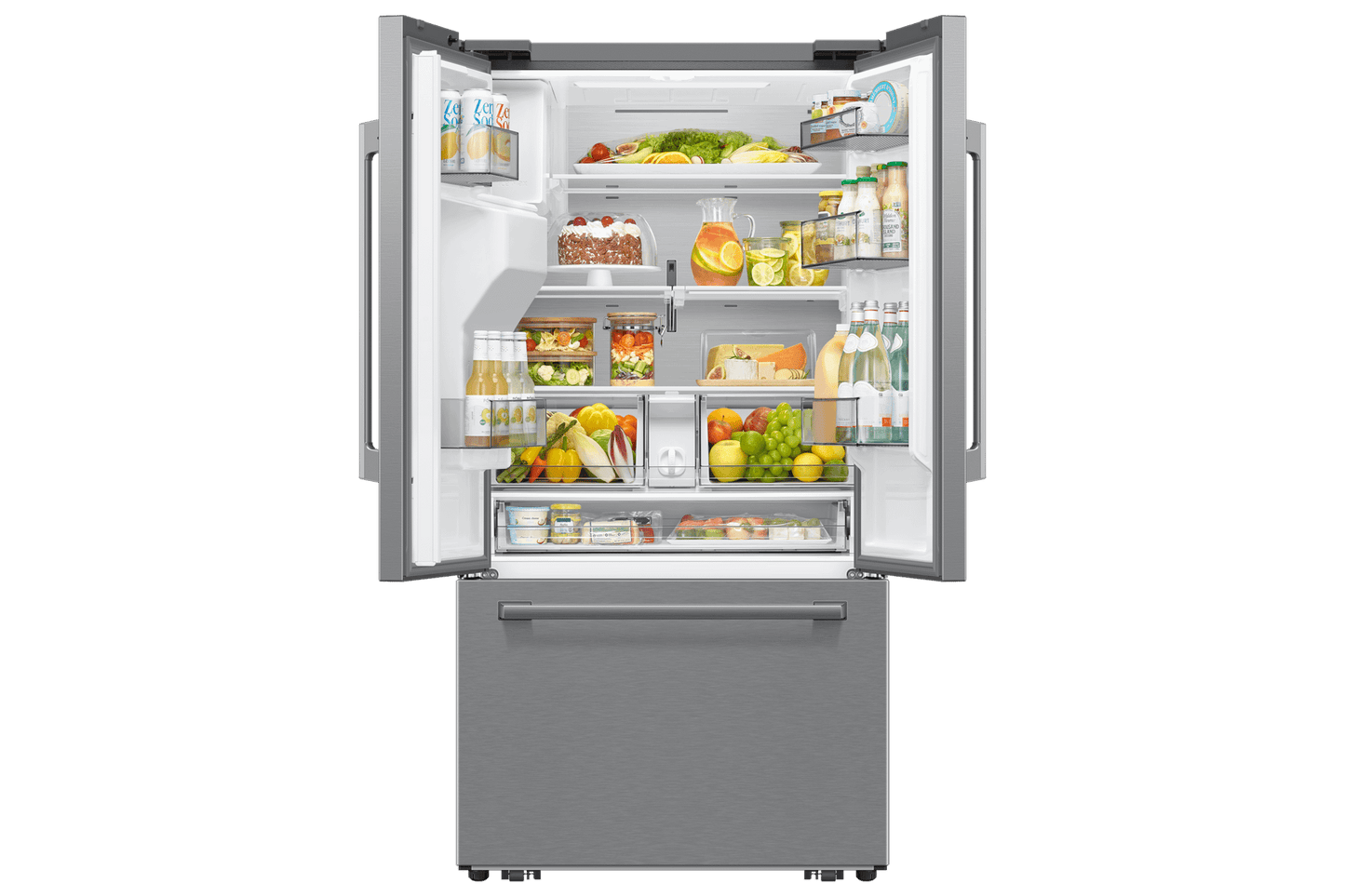 Samsung RF70H30GER Bespoke Ai 3-Door French Door Zero Clearance Fit Sphere Ice™ 29 Cu. Ft.