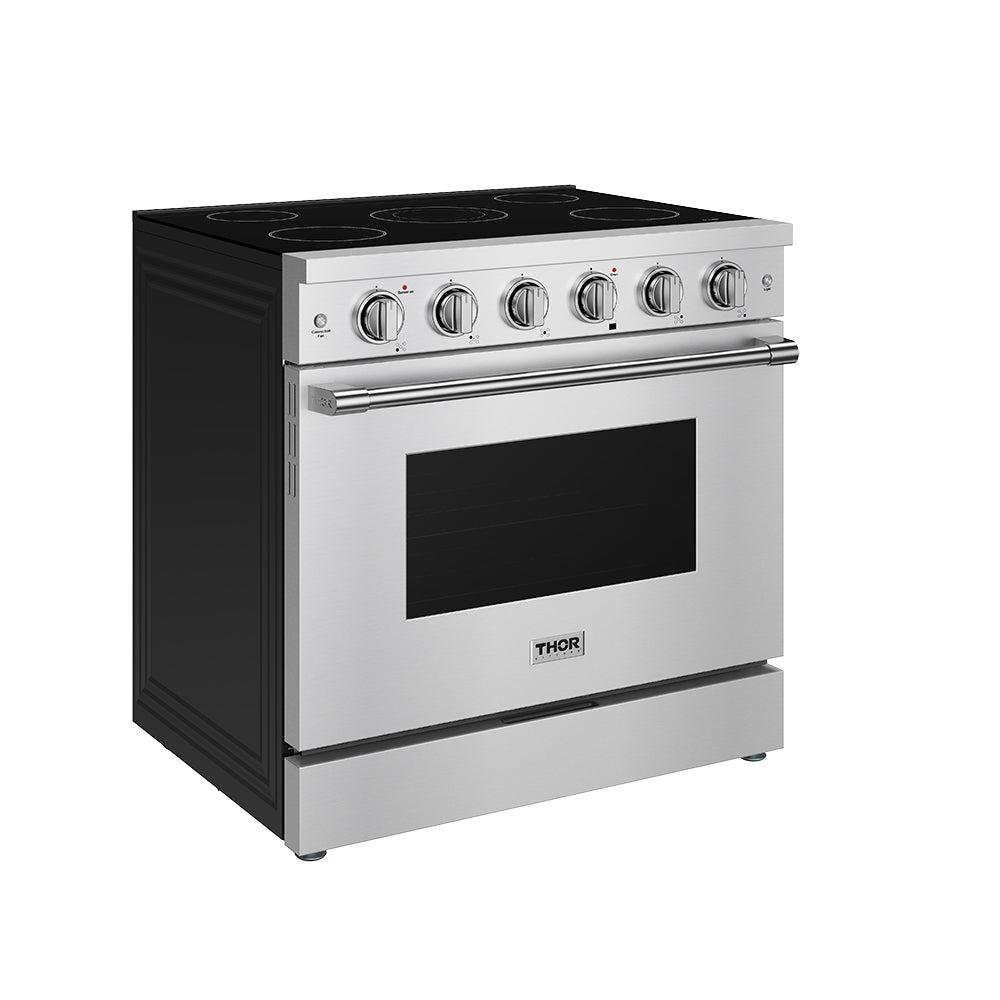 Thor Kitchen SRE3601 36 Inch S Series Professional Freestanding Electric Range