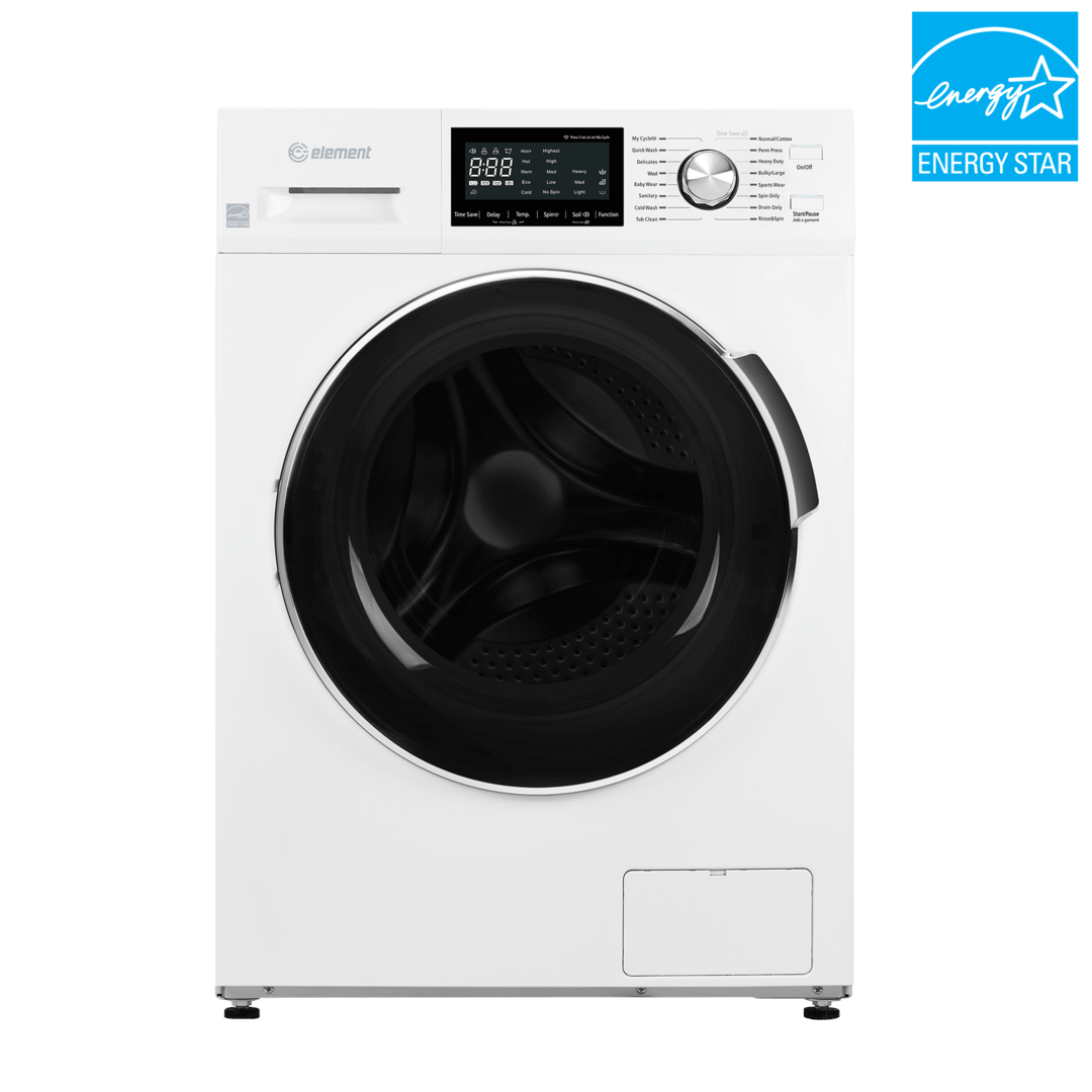 Element Appliance EFL2724BW Element 24-Inch 2.7 Cu. Ft. Compact Front Load Washer - White, Energy Star (Efl2724Bw)