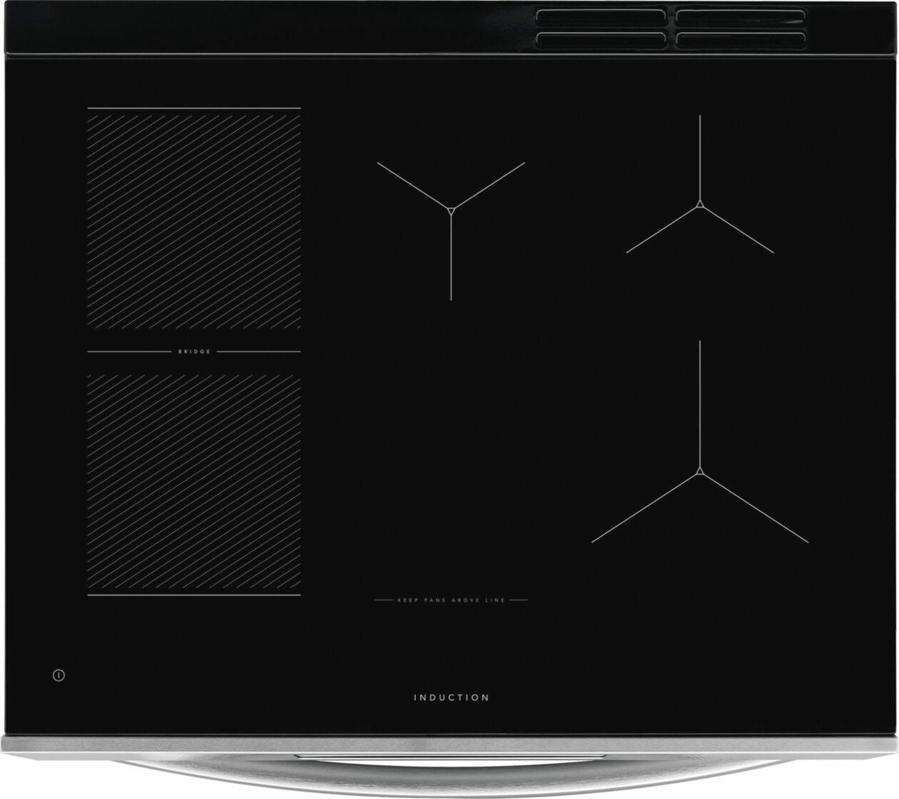 Frigidaire GCFI3070BF 30" Front Control Induction Range With Stone-Baked Pizza