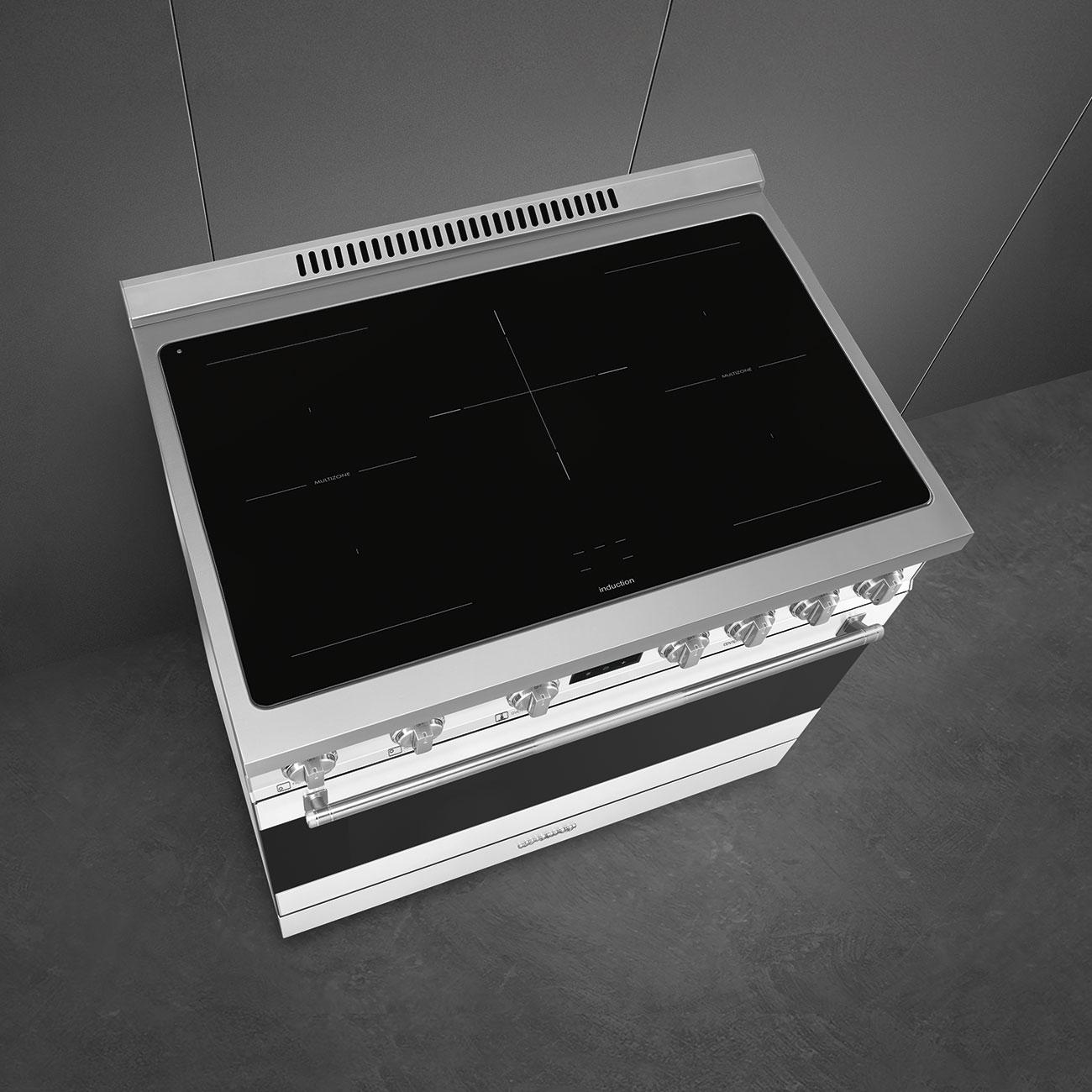 Smeg SPR36UIMMW Smeg Range With Induction Hob 36" Spr36Uimmw
