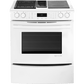 Jennair JES9860CAW Slide-In Modular Electric Downdraft Range With Convection, 30