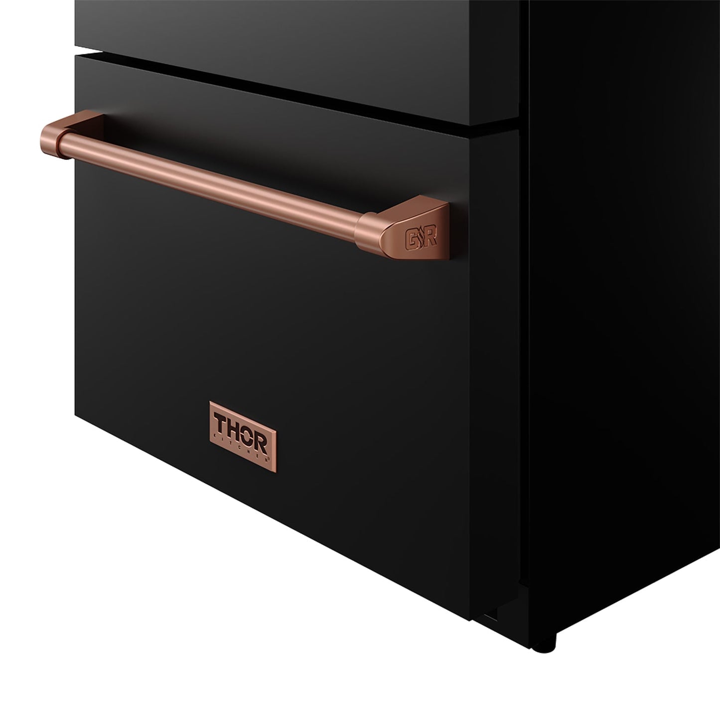 Thor Kitchen RZ24UBRSG 24 Inch Undercounter Built-In / Freestanding Drawer Freezer - Black/Rose Gold Gordon Ramsay Series