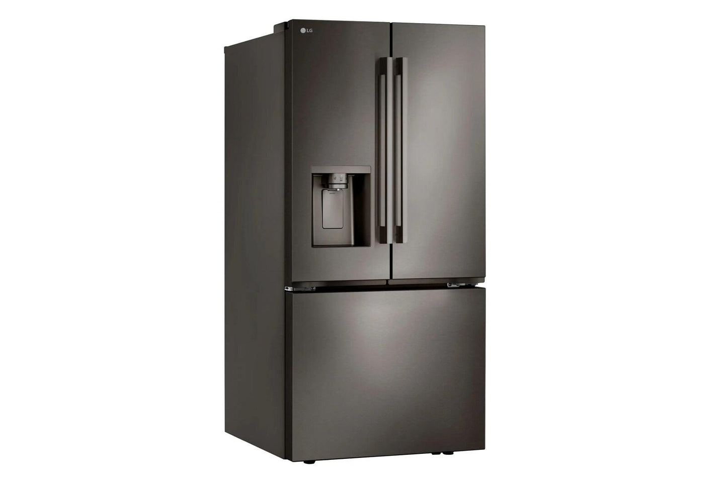 Lg LF25H6330D 25 Cu.Ft. 3-Door French Door Refrigerator With New Hybrid Handle Design And External Ice And Water Dispenser