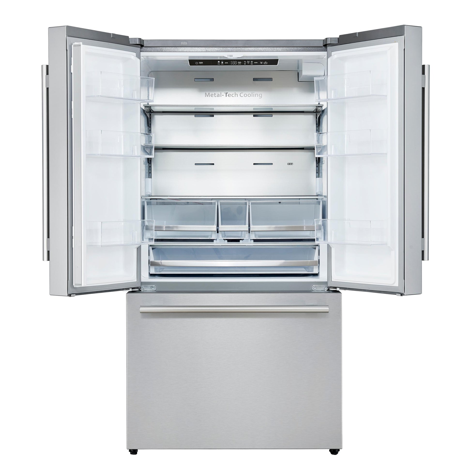 Forno FFFFD186636SB Forno Aosta 36-Inch French Door Refrigerator, Stainless Steel, 22.4 Cu.Ft, External Water Dispenser, Automatic Ice Maker, Energy Star Certified