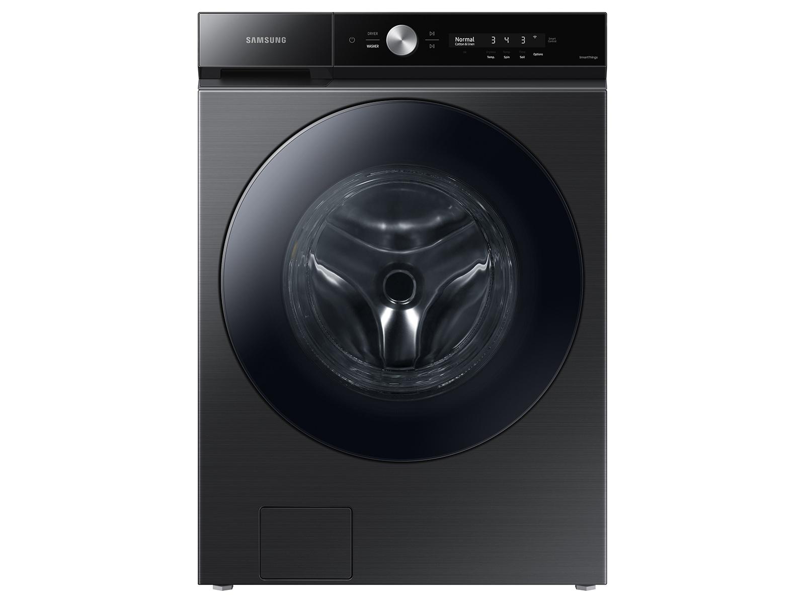 Samsung F1657834084068 Bespoke Ultra Capacity Front Load Washer And Electric Dryer In Brushed Black