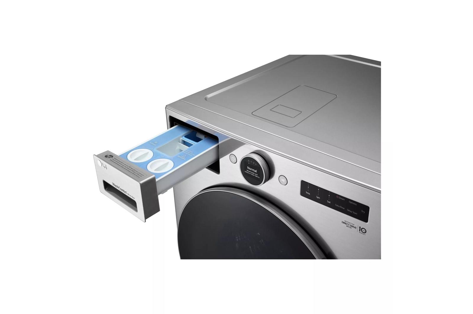 Lg WM6998HVA Ventless Washer/Dryer Combo Lg Washcombo™ All-In-One 5.0 Cu. Ft. Mega Capacity With Inverter Heatpump™ Technology And Direct Drive Motor