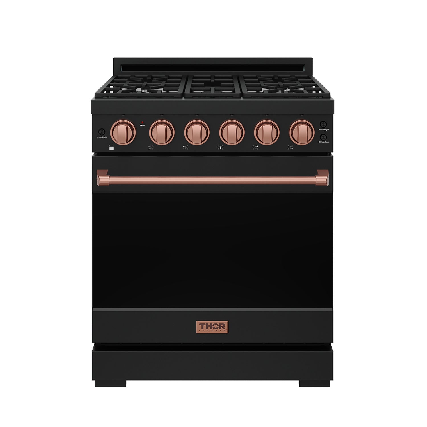 Thor Kitchen RSG30PBRSG 30 Inch Professional Gas With Precision Knob Control In Black/Rose Gold