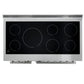 Forno FFSEL601148 Forno Paolo 48 Inch Freestanding Electric Range, Stainless Steel, 6.7 Cu.Ft, True Convection Oven, Energy Efficient
