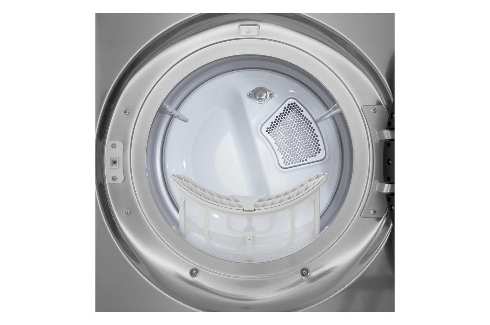 Lg DLGX5801V 7.4 Cu. Ft. Ultra Large Capacity Smart Front Load Dryer With Turbosteam®, Built-In Intelligence And Hybrid Electronic Controls With Lcd Display