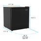 Avanti AVAR16F1B Avanti 1.6 Cu. Ft. Compact Refrigerator With Auto-Defrost, In Black (Avar16F1B)