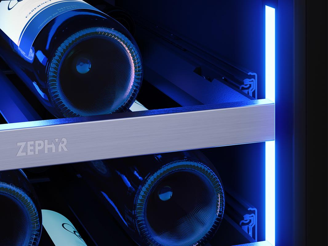 Zephyr PRW15C01CG 15" Single Zone Wine Cooler