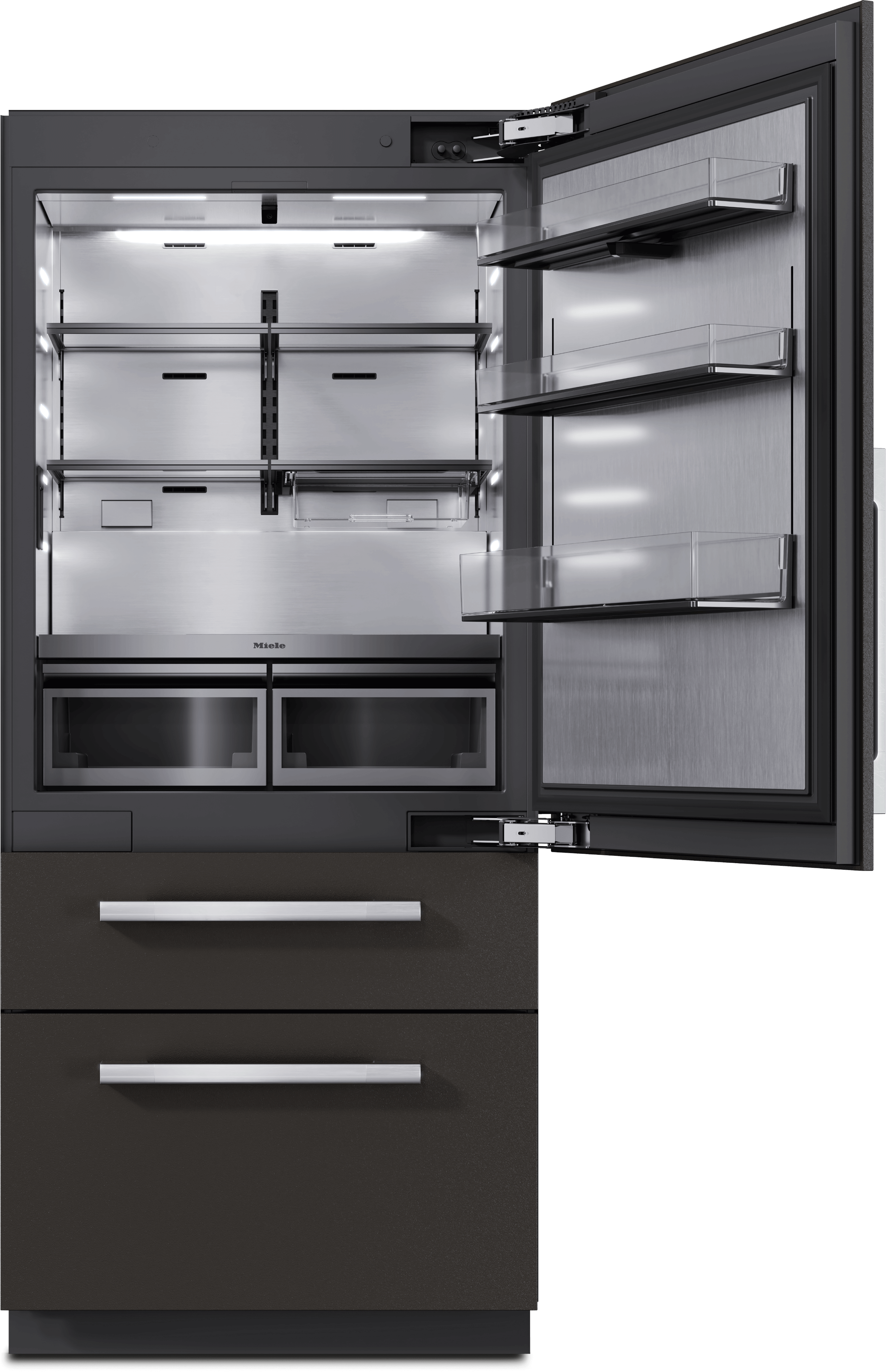 Miele KFMC3846R Bottom Freezer Built-In Refrigerator - Thumbnail 2