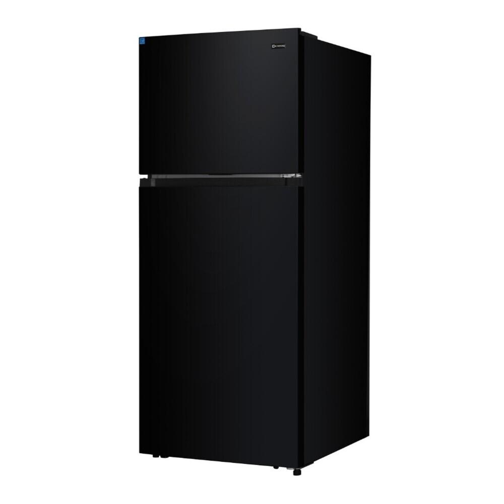 Verona VEFTF2817RBK Verona Veftf2817Rbk 28 Inch Top Freezer Refrigerator With 17.6 Cu. Ft. Total Capacity, Reversible Doors, Recessed Handle, Energy Star (Black)