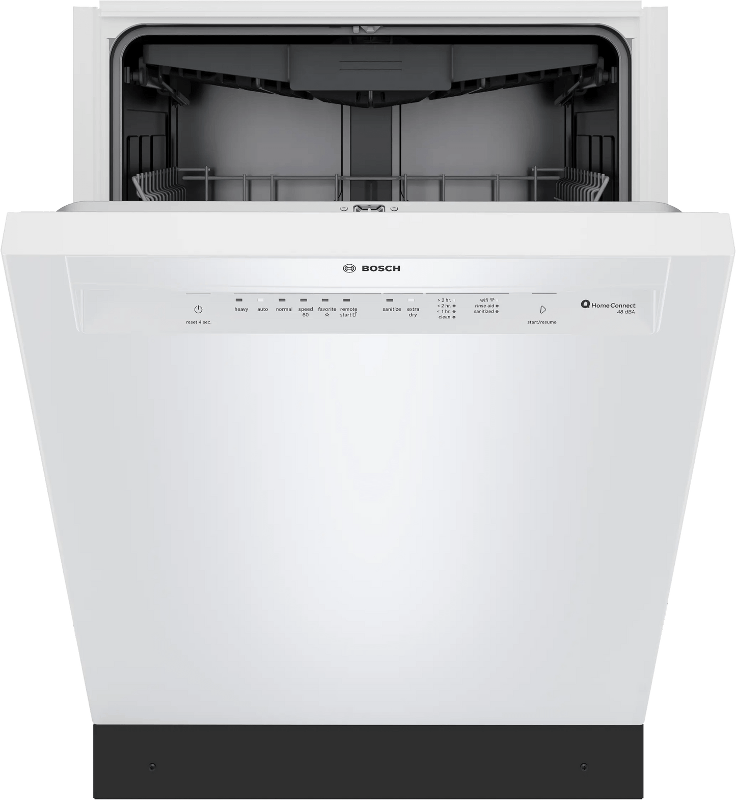 Bosch SHE43DM2N 300 Recessed Handle, 48 Dba, Standard 3Rd Rack, Puredry - Wh