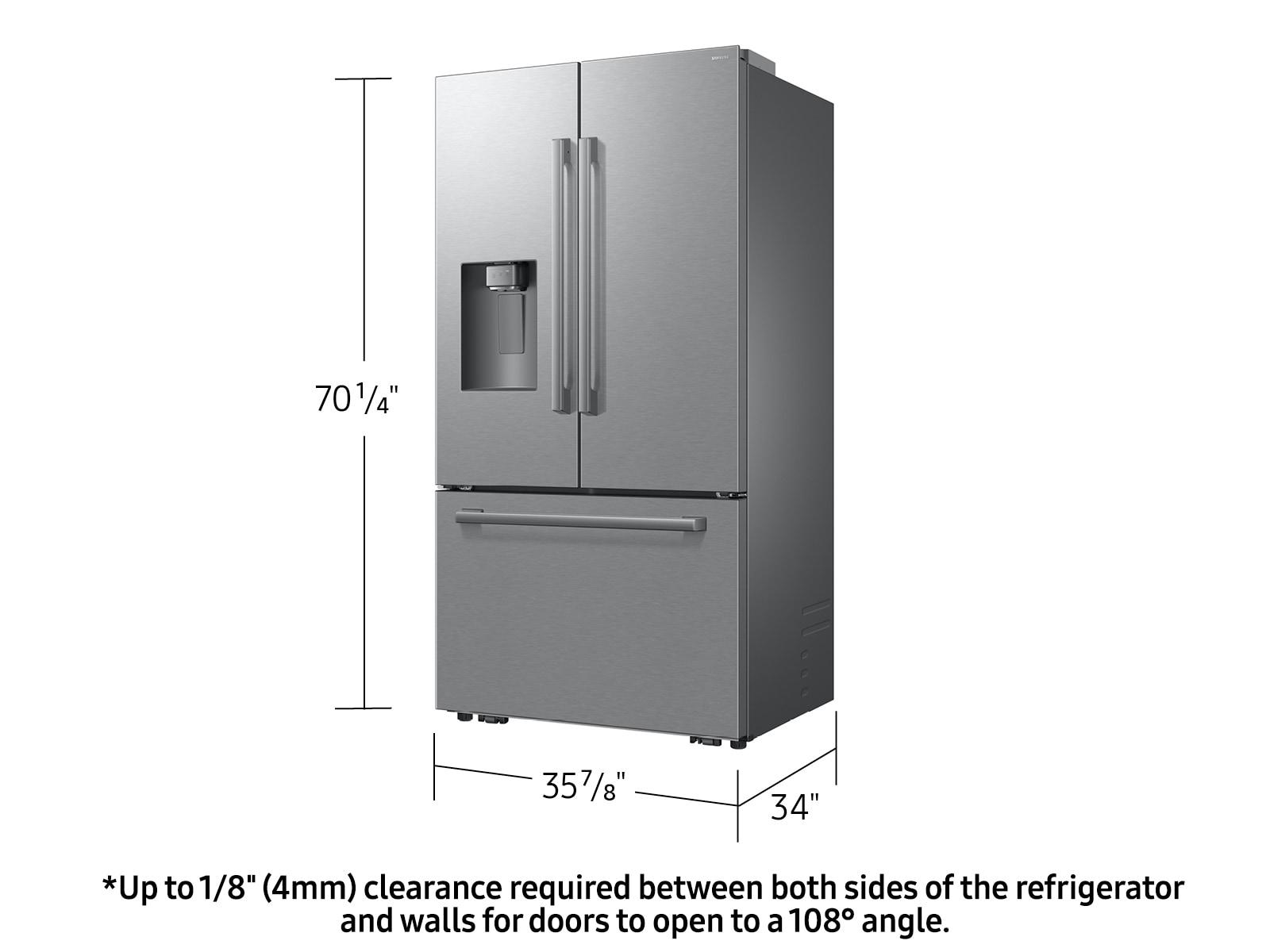 Samsung RF70H30GER Bespoke Ai 3-Door French Door Zero Clearance Fit Sphere Ice™ 29 Cu. Ft.