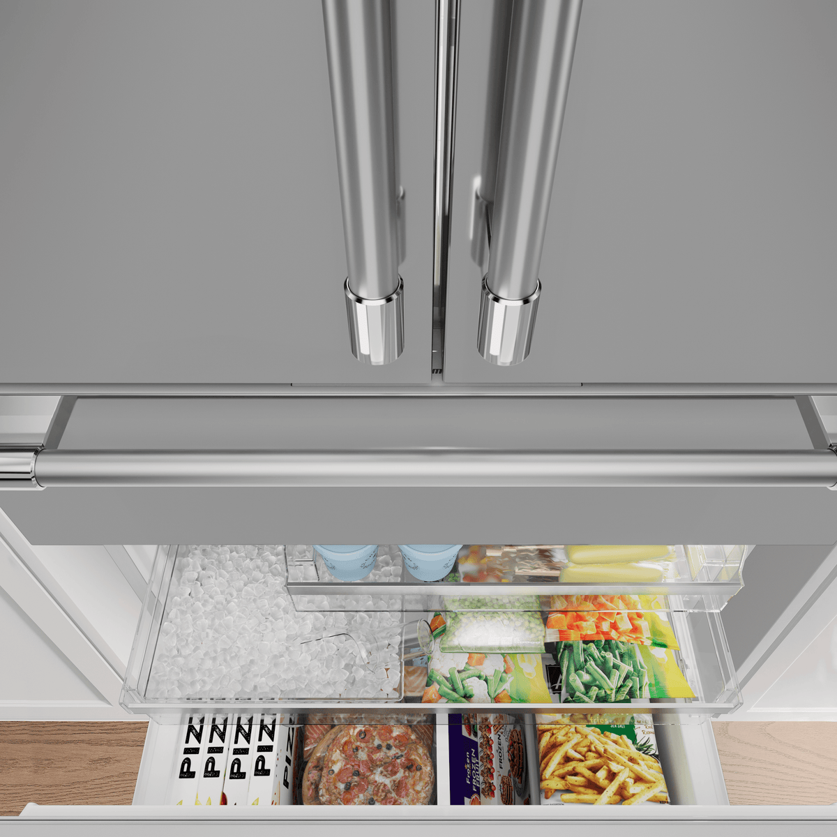 Thermador T36FL824NS Professional, French Door Bottom Freezer, Multi Door, 36'' Professional, Stainless Steel