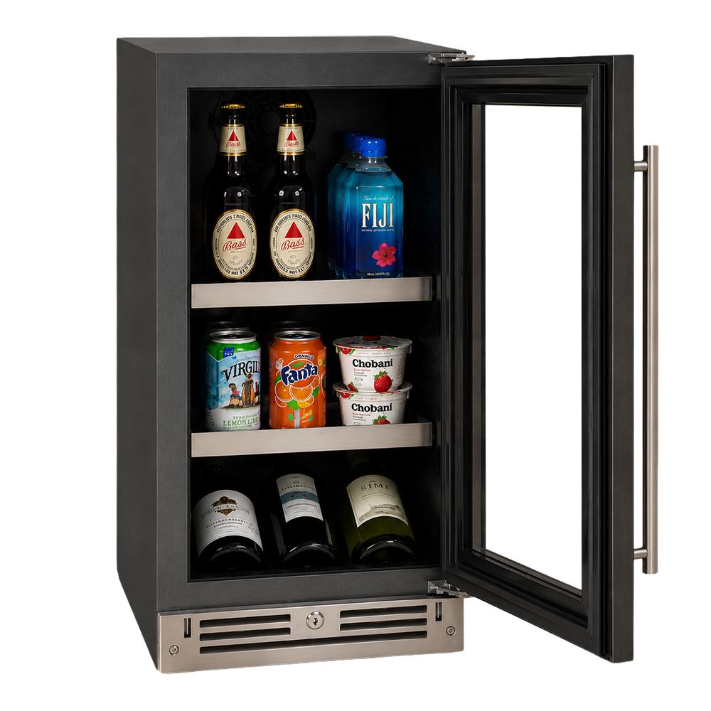Xo Appliance XOU15BCGSX 15" Beverage Center, Stainless Steel Glass, Field Reversible Hinge