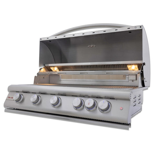 Blaze Grills BLZ5LTE3NG Blaze 40-Inch 5-Burner Premium Lte+ Gas Grill With Rear Burner And Built-In Lighting System, With Fuel Type - Natural Gas