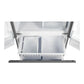 Verona VEFFD3316RISL Verona Veffd3316Risl 33 Inch Freestanding French Door Refrigerator With 16.5 Cu. Ft. Capacity, Automatic Ice Maker, Recessed Handle