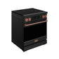 Thor Kitchen RSI30BRSG 30 Inch Professional Induction Range With Tilt Panel Touch Control In Black And Rose Gold Gordon Ramsay Series