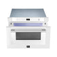 Forno FMWDR300024WHT Forno Capoliveri Espresso 24-Inch Microwave Drawer, White, 1.2 Cu.Ft, 1500 Watts, Built-In, Touch Control Lcd Display, Auto-Touch Open/Close, 11 Power Levels, Sensor Cooking