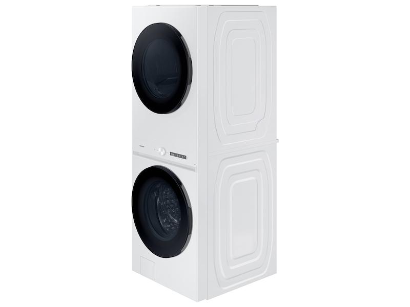 Samsung WH46DBH100GW Bespoke 4.6 Cu. Ft. Ai Laundry Hub™ Large Capacity Single Unit Washer With Steam Wash And 7.6 Cu. Ft. Gas Dryer In White