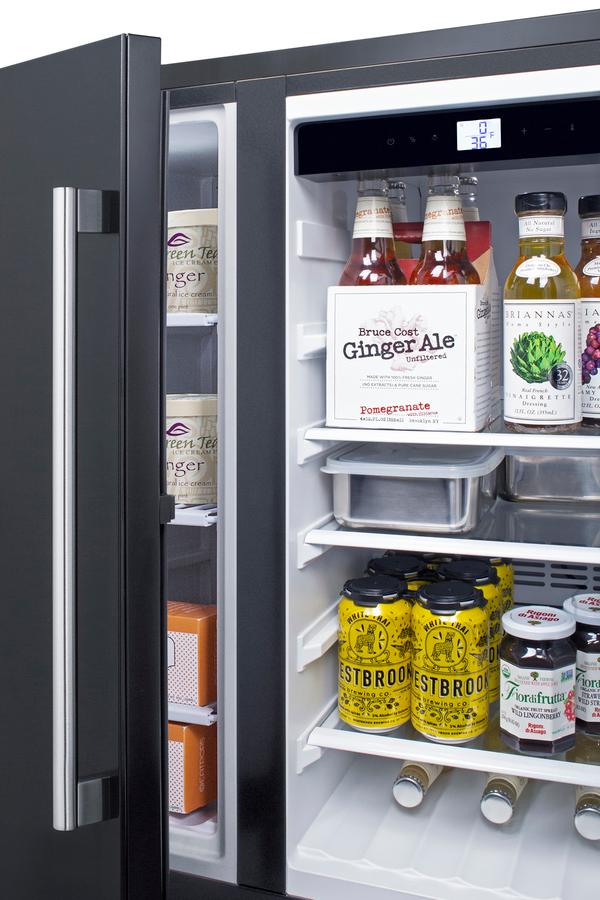 Summit FFRF3070BL 30" Wide Built-In Refrigerator-Freezer