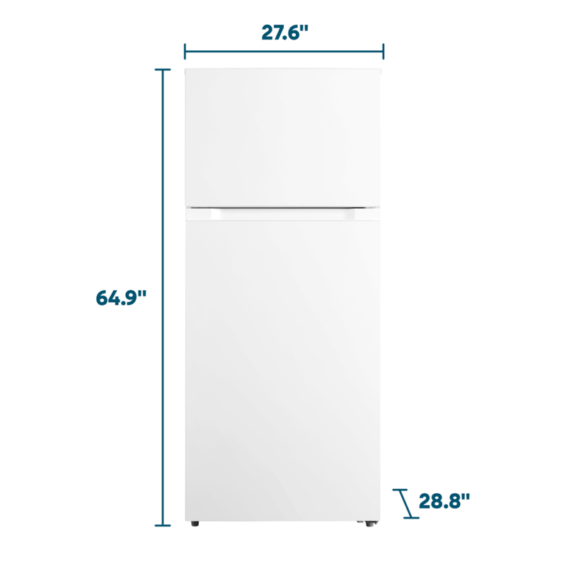 Element Appliance ERT16CGDW Element 16.0 Cu. Ft. Top Freezer Refrigerator - White, Energy Star