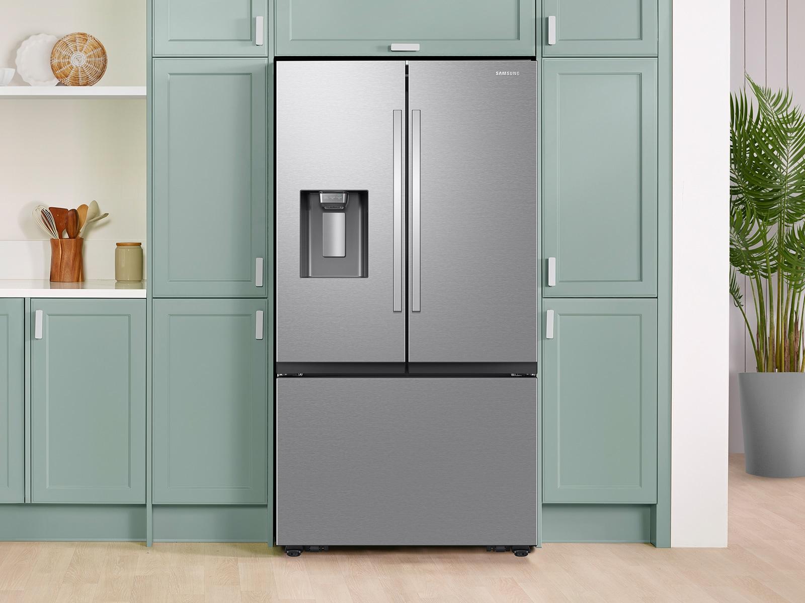 Samsung RF27CG5B30SR Bespoke Ai 3-Door French Door Mega Capacity External Water & Ice Dispenser 26 Cu. Ft.