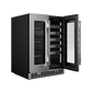 Element Appliance EFB24DES Cellara By Element 24 In., 27 Bottle And 45 Can Dual Zone French Door Wine And Beverage Cooler - Efb24Des