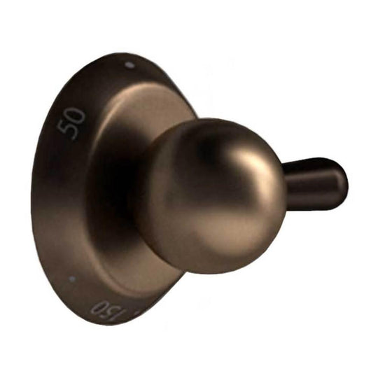 Ilve EG9494005000118 Ilve Parts Eg9494005000118 Electric (Degree)F Therm Burnished Knob For Nostalgie Ii Ranges