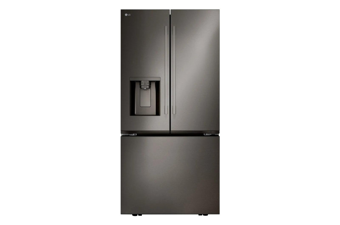 Lg LF25H6330D 25 Cu.Ft. 3-Door French Door Refrigerator With New Hybrid Handle Design And External Ice And Water Dispenser