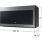 Samsung ME21DG6300SR 2.1 Cu. Ft. Over-The-Range Microwave With Wi-Fi In Fingerprint Resistant Stainless Steel
