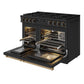 Thor Kitchen ARG48BBRZ 48 Inch Contemporary Professional Liquid Propane Range In Black/Bronze