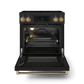 Thor Kitchen RSE30BBRZ 30 Inch Professional Electric Range With Tilt Panel Touch Control In Black/Bronze Gordon Ramsay Series - Rse30B-Brz