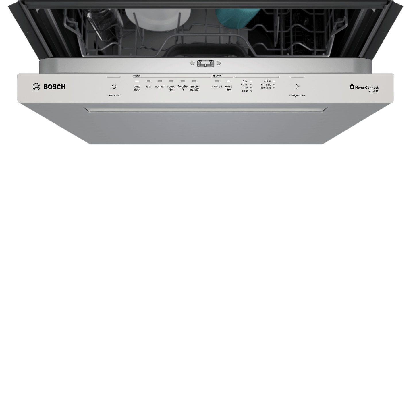 Bosch SHP53EM5N 300 Series, Built-Under Dishwasher, 24'', Brushed Steel Anti-Fingerprint