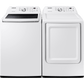 Samsung F1603923099314 Top Load Washer & Dryer Set With Vibration Reduction Technology+ And Sensor Dry In White