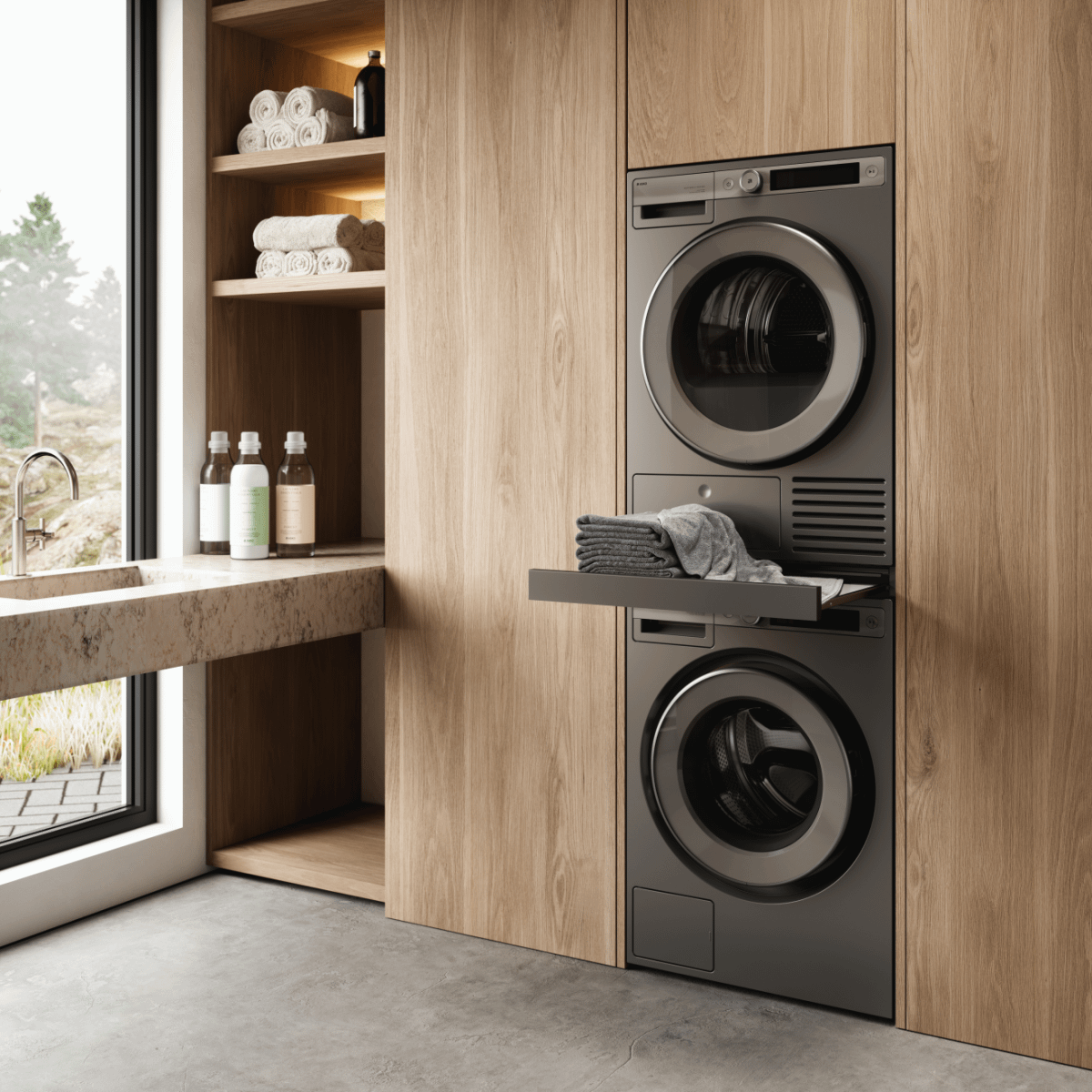 Asko HS60T Pull-Out Shelf For Laundry