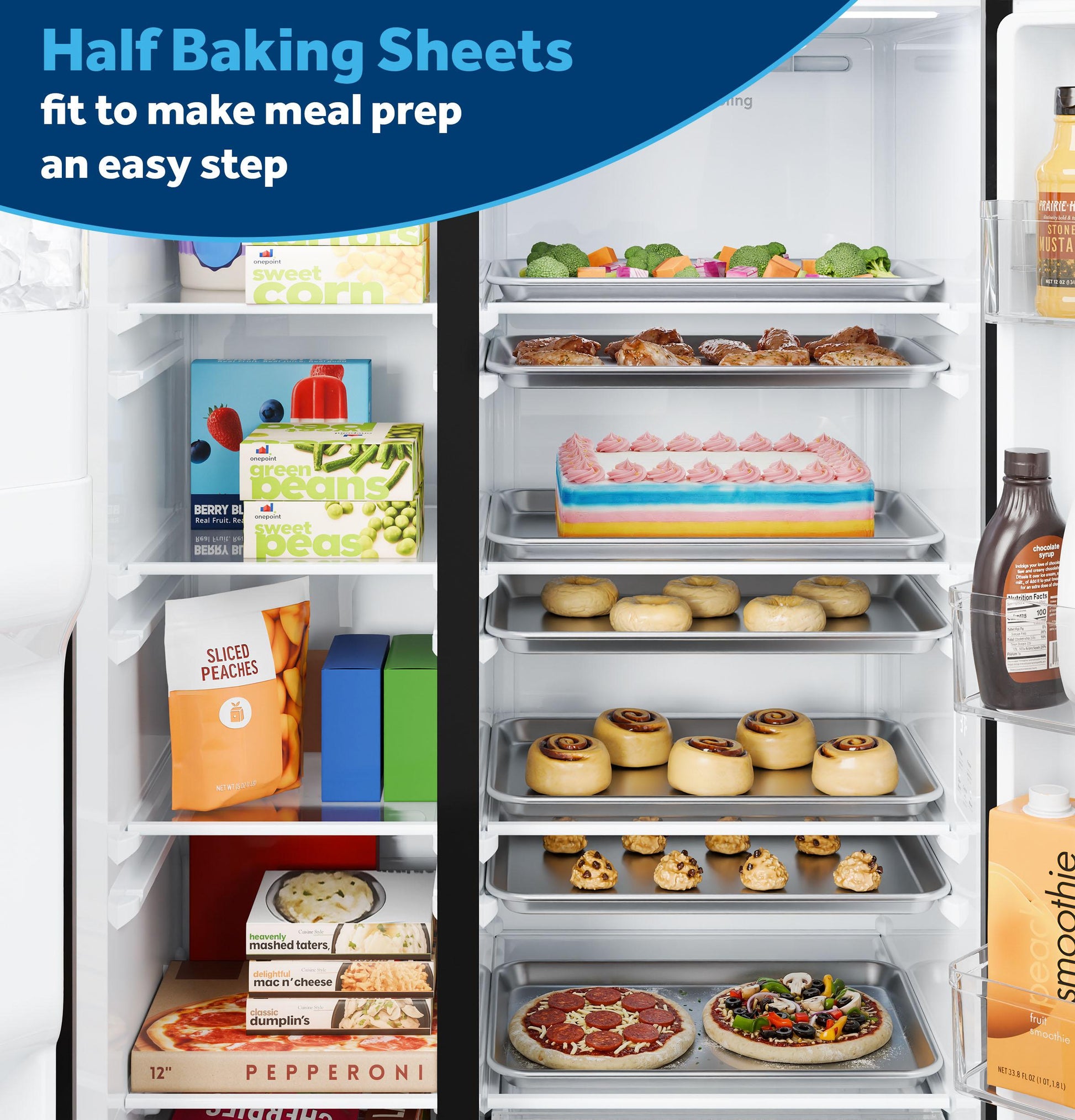 Ge Appliances GSS28NYYFS Ge® 27.9 Cu. Ft. Side-By-Side Refrigerator With Extra Tall Dispenser And In-Door Icemaker
